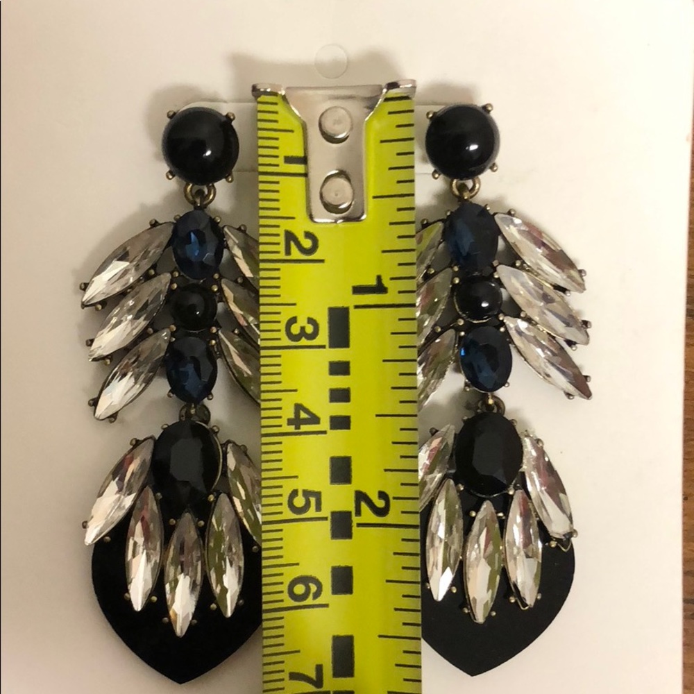 Jeweled Statement Earrings - Picture 5 of 6